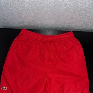 Lacoste Sport Red Shorts